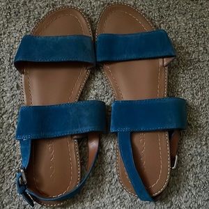 Coach blue sandles size 7.5